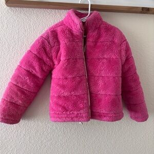 Rachel Zoe Pink Puffer Jacket Cozy Quilted Design